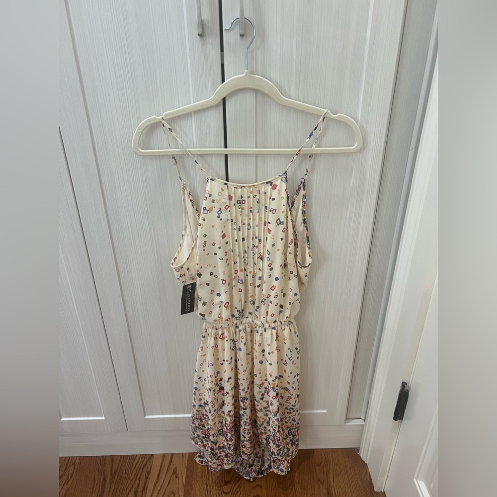 NWT- Double Zero Multicolor Geometric Print Dress